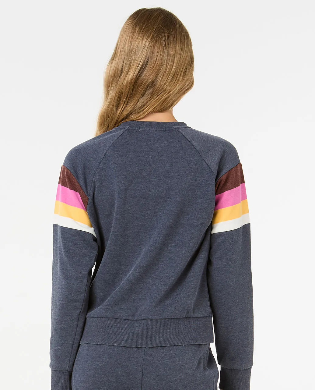 Rip Curl Las Dalias Raglan Crew - Girl | Navy