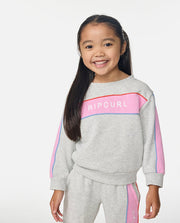 Rip Curl - Girl's Sunshine Revival Crew | Light Grey Marle