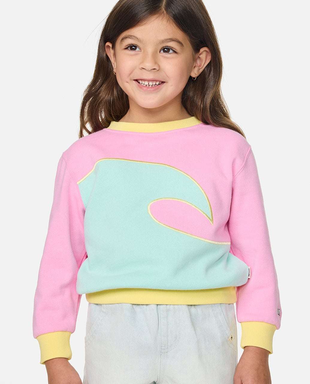Rip Curl - Girl's Surf Wave Crew | Pink