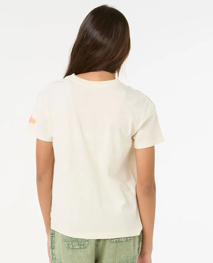Rip Curl Island Bliss Art Tee - Girl | Bone