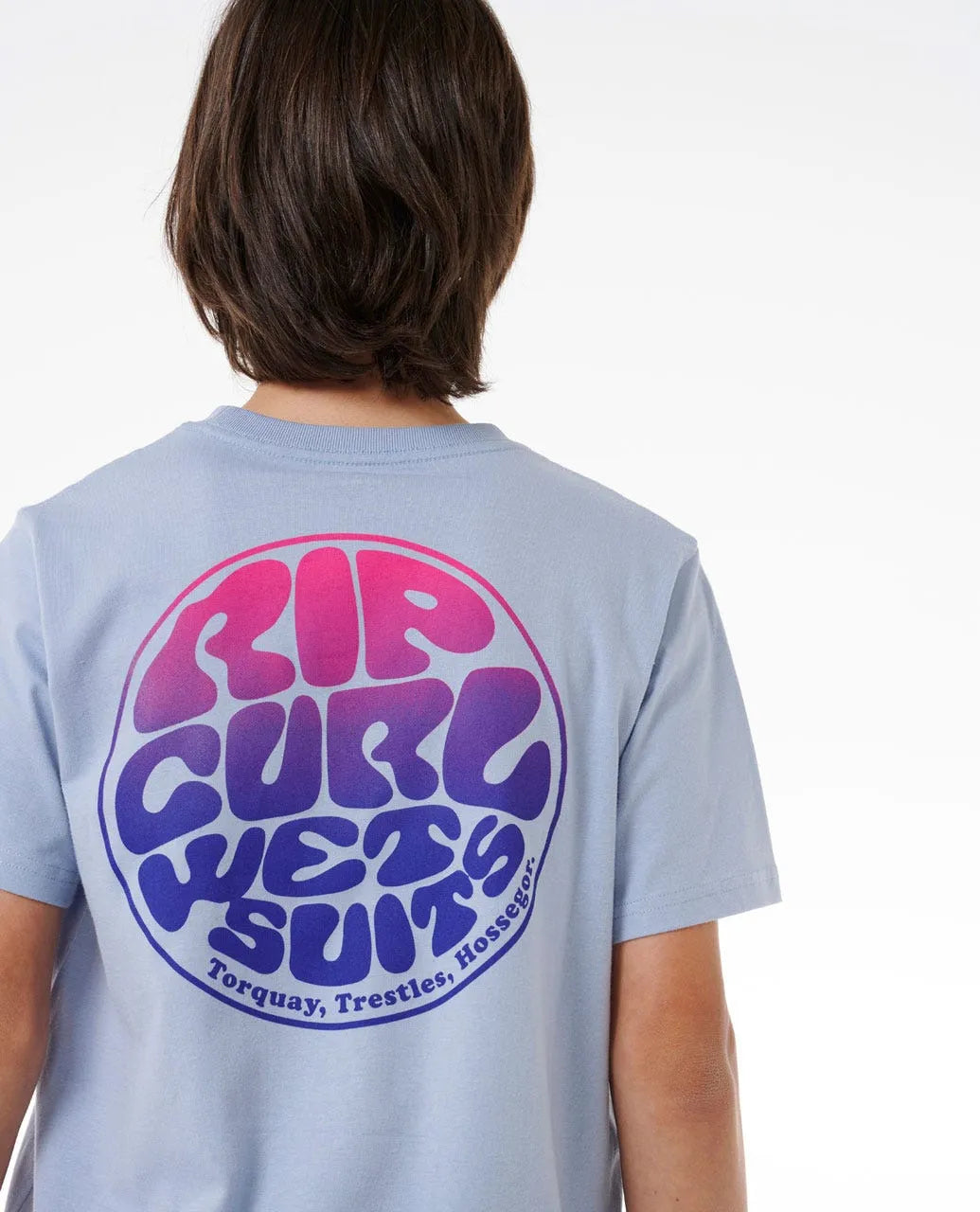 Rip Curl Wetsuit Icon Tee - Kids | Ice Blue