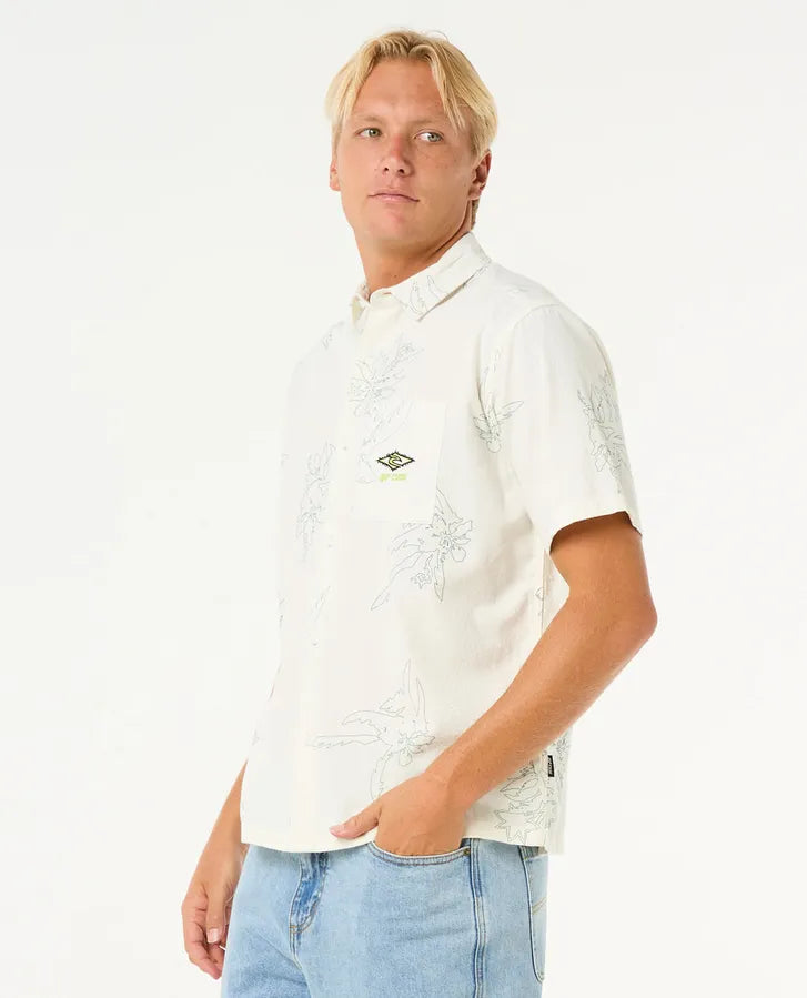 Rip Curl Raw Energy S/S Shirt | Bone
