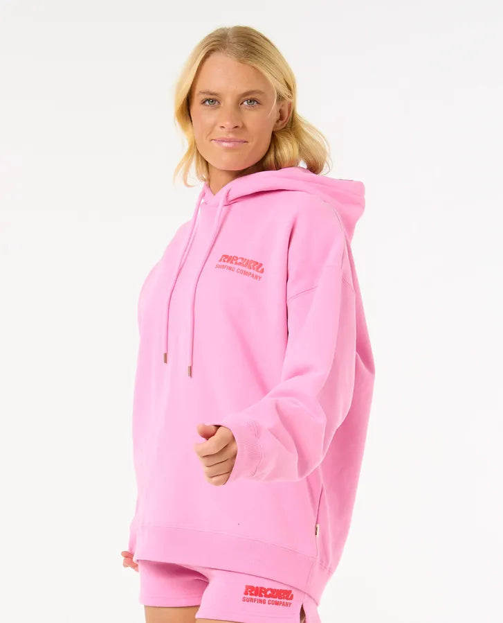 Rip Curl Surf Puff Heritage Hood | Pink