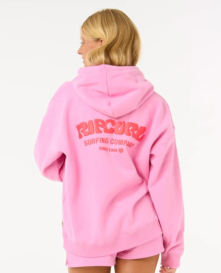 Rip Curl Surf Puff Heritage Hood | Pink