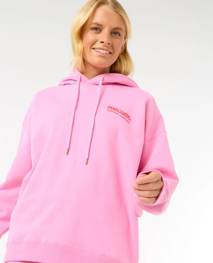 Rip Curl Surf Puff Heritage Hood | Pink