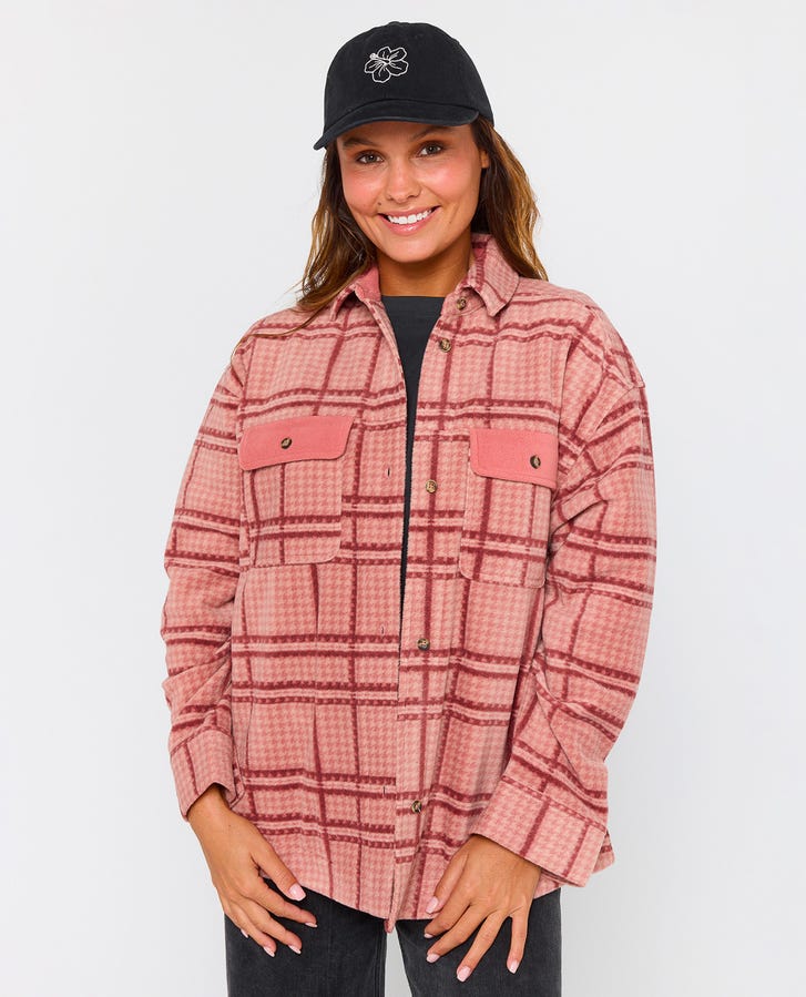 Rip Curl - Pacific Rider Polar Shirt | Burgundy