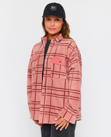 Rip Curl - Pacific Rider Polar Shirt | Burgundy