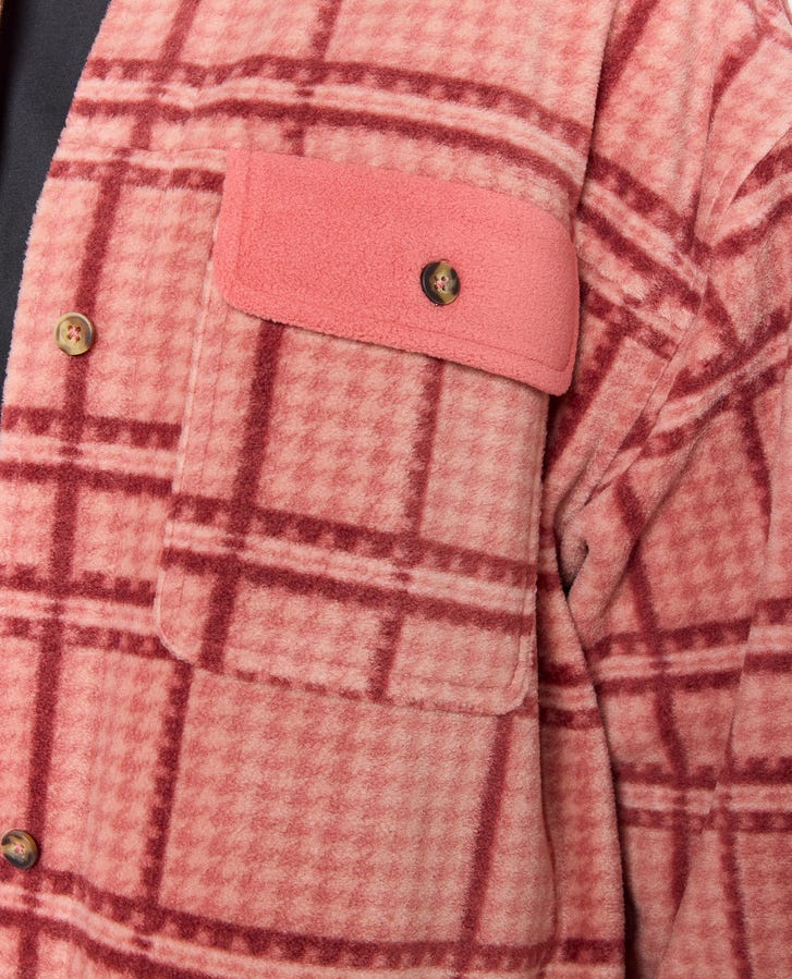 Rip Curl - Pacific Rider Polar Shirt | Burgundy