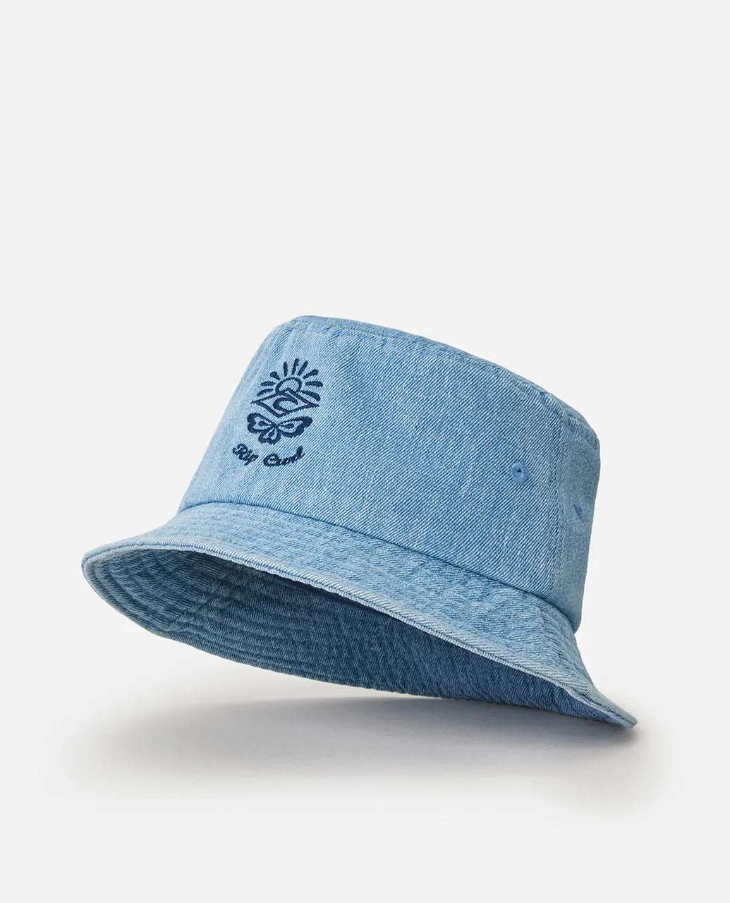 Rip Curl Denim Short Brim Bucket Hat | Mid Blue