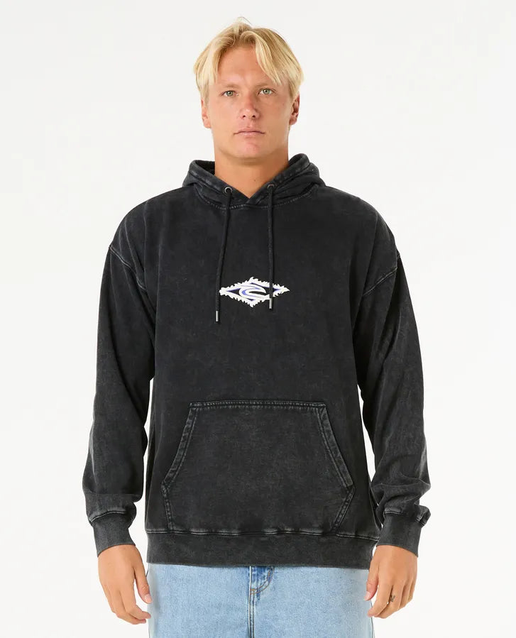Rip Curl Pill Icon 1/4 Zip Crew | Black