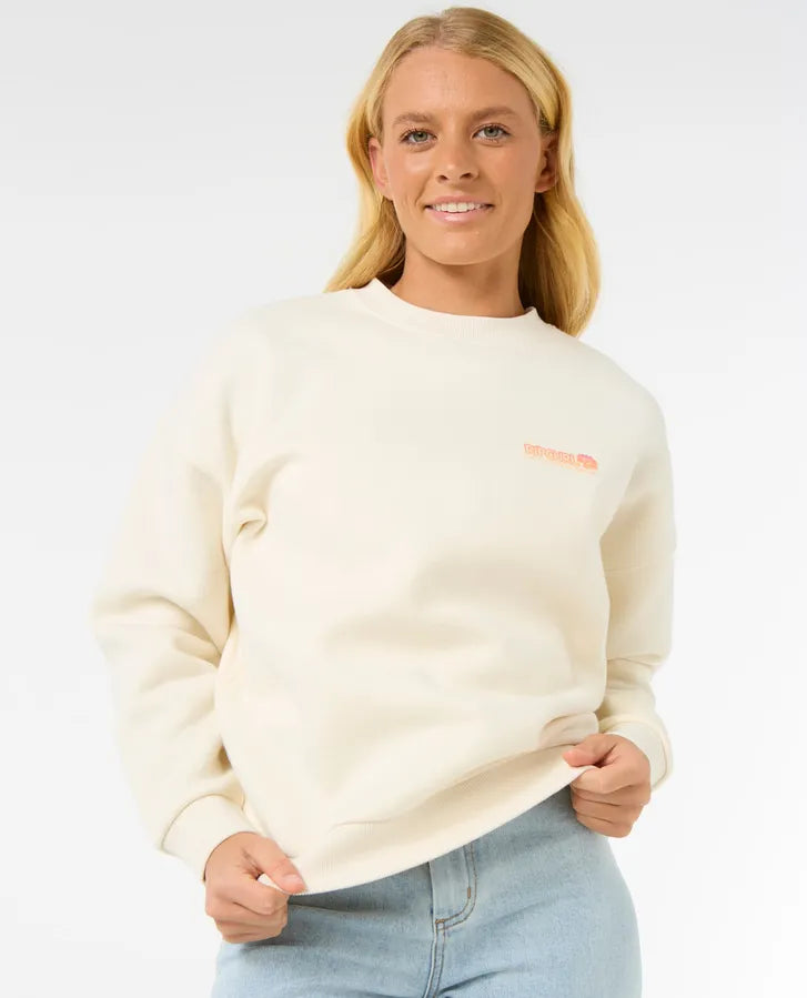 Rip Curl Ocean Tech Heritage Crew | Bone