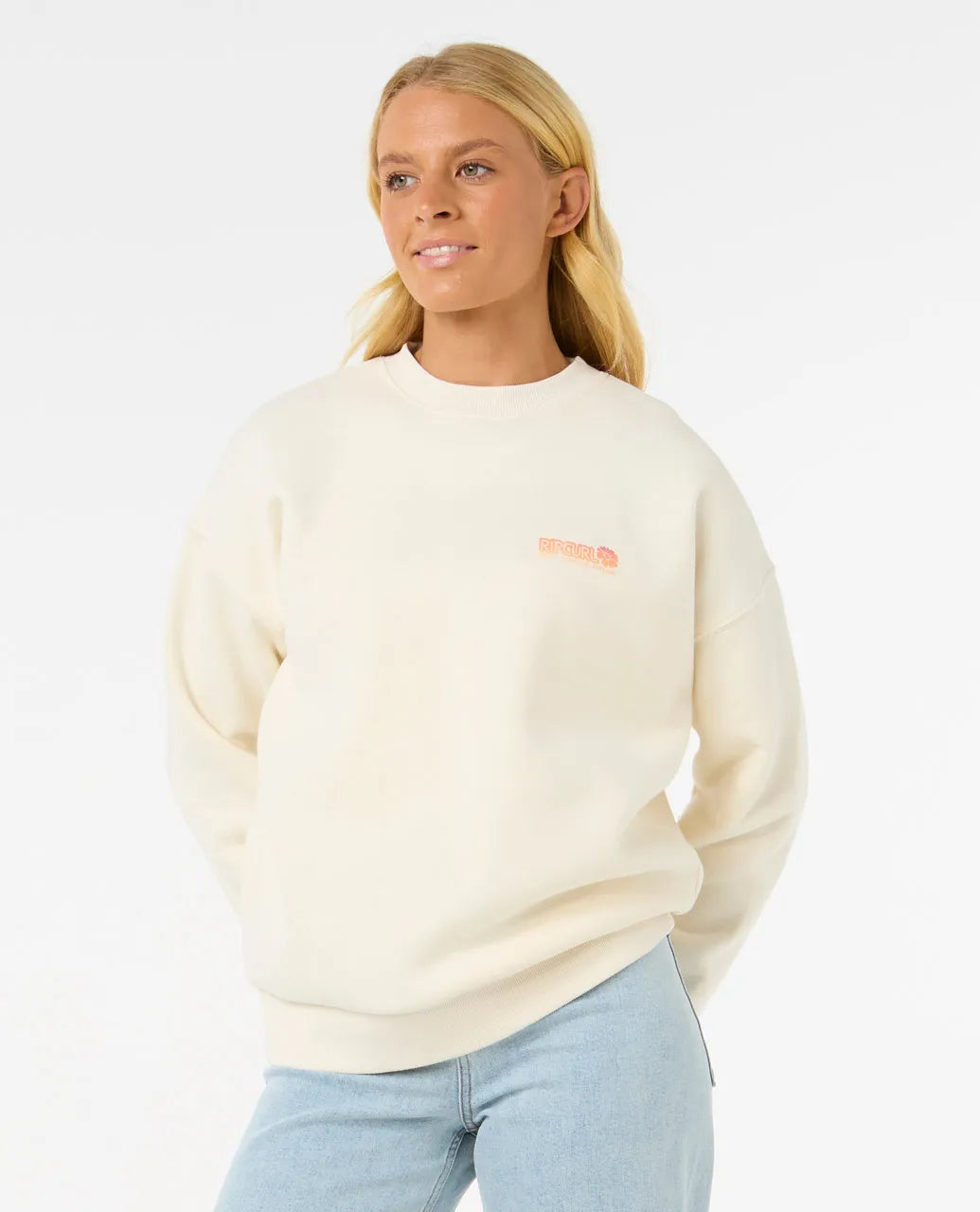 Rip Curl Ocean Tech Heritage Crew | Bone