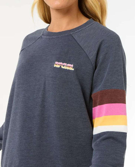 Rip Curl Las Dalias Raglan Crew | Navy