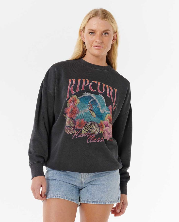 Rip Curl - Hawaii Classic Heritage Crew | Washed Black