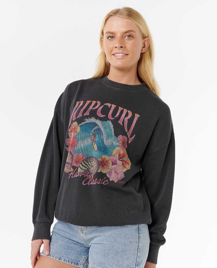 Rip Curl - Hawaii Classic Heritage Crew | Washed Black