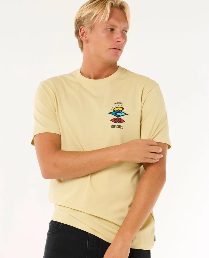 Rip Curl Search Icon Tee | Straw