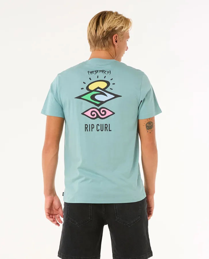 Rip Curl Search Icon Tee | Blue Lagoon