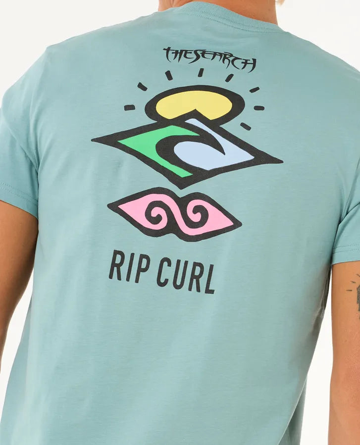 Rip Curl Search Icon Tee | Blue Lagoon