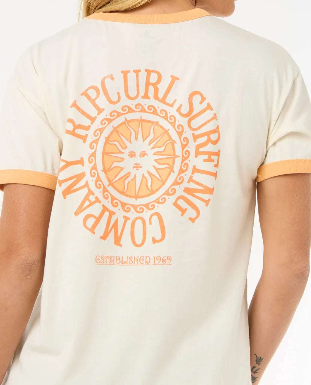 Rip Curl San Carlos Ringer Tee | Bone