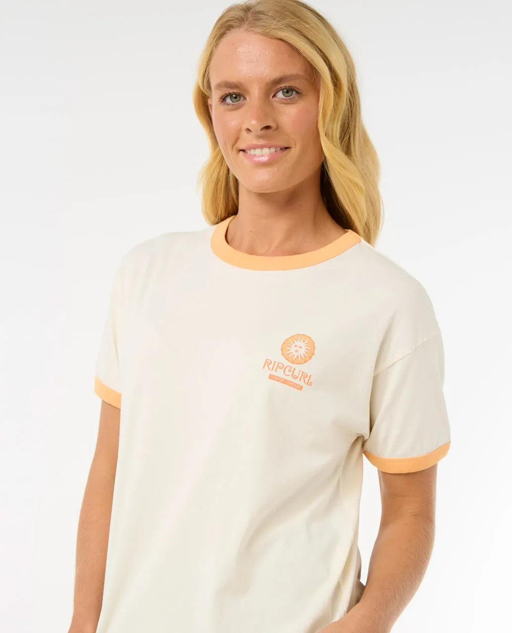 Rip Curl San Carlos Ringer Tee | Bone