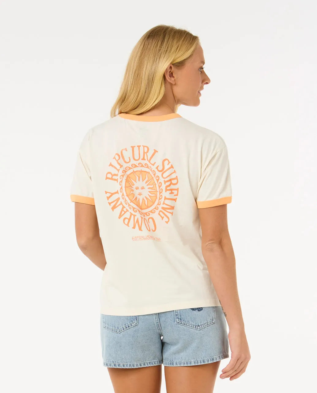 Rip Curl San Carlos Ringer Tee | Bone