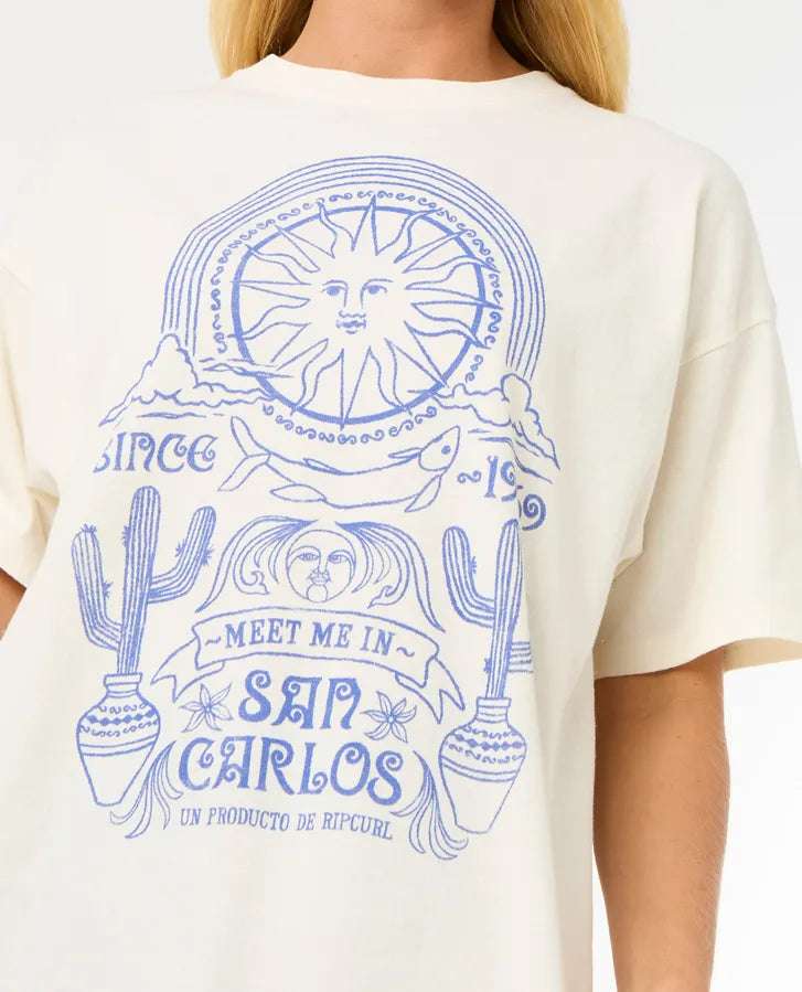 Rip Curl San Carlos Heritage Tee | Bone