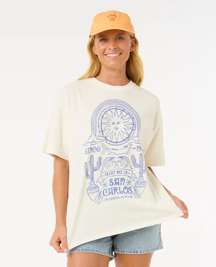 Rip Curl San Carlos Heritage Tee | Bone