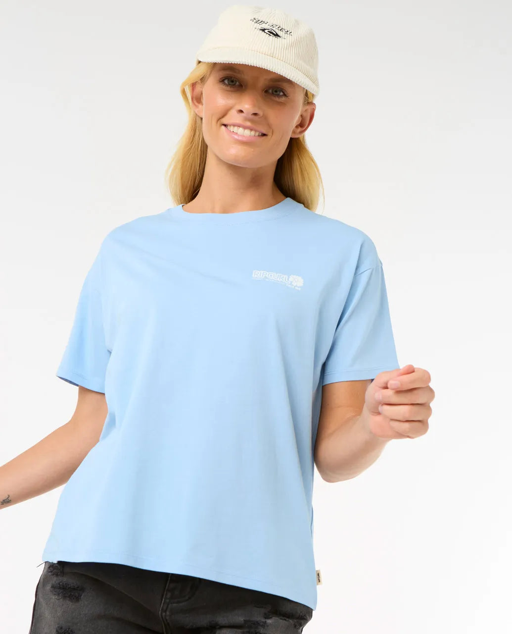 Rip Curl Ocean Tech Relaxed Tee | Mid Blue