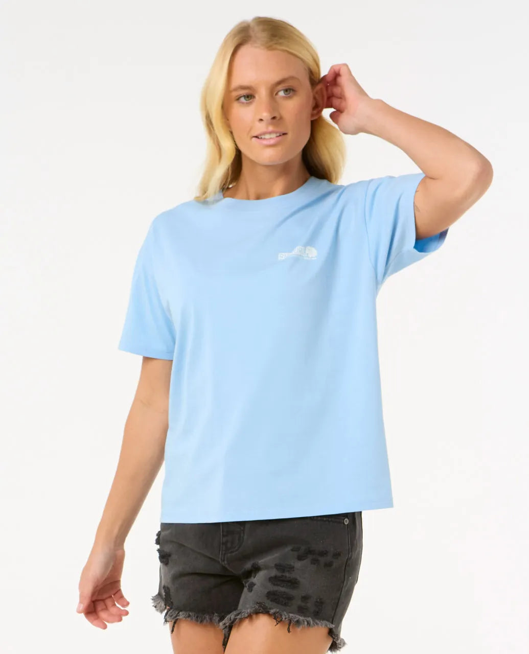Rip Curl Ocean Tech Relaxed Tee | Mid Blue