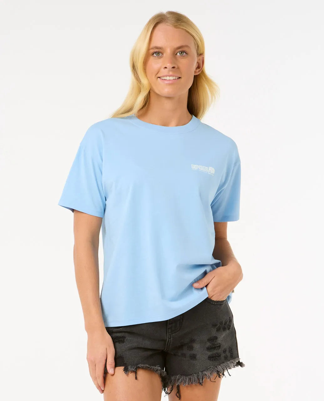 Rip Curl Ocean Tech Relaxed Tee | Mid Blue