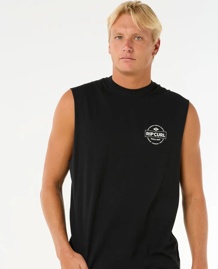 Rip Curl Stapler Muscle | Black