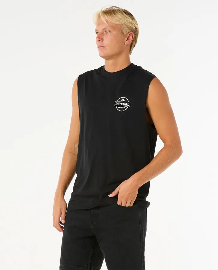 Rip Curl Stapler Muscle | Black
