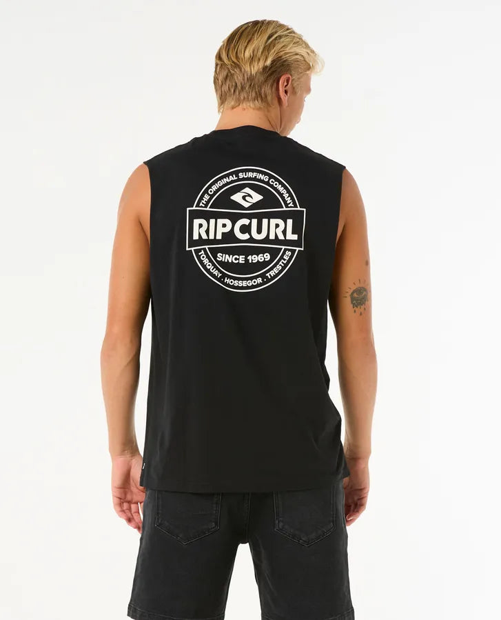 Rip Curl Stapler Muscle | Black