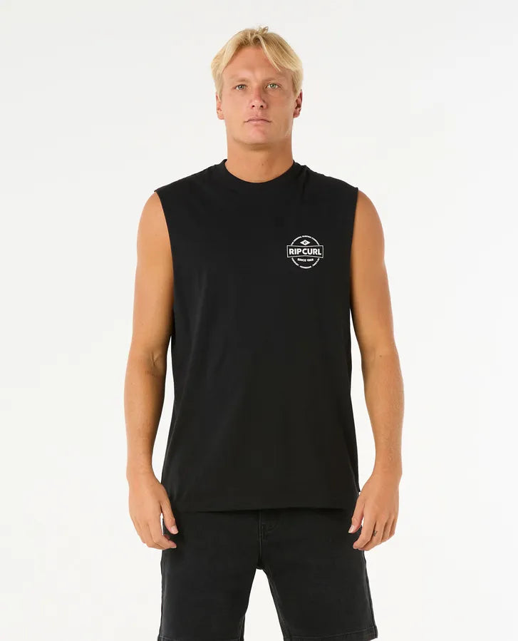 Rip Curl Stapler Muscle | Black
