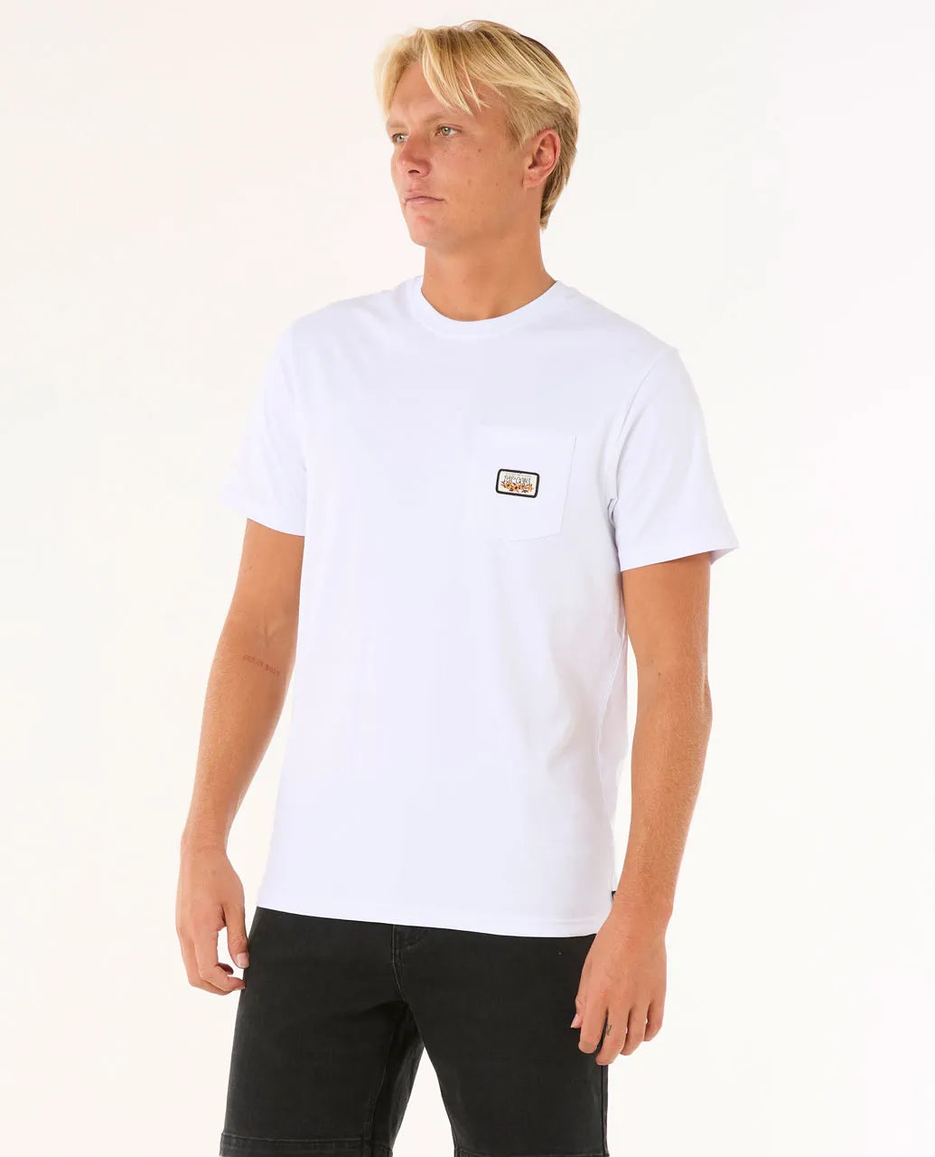 Rip Curl Surf Paradise Badge Tee Update | White