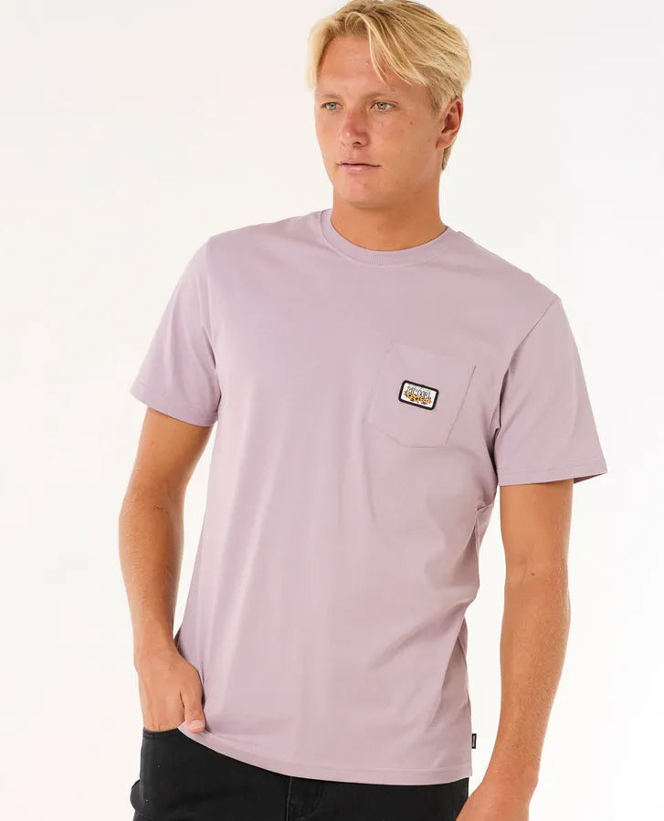 Rip Curl Surf Paradise Badge Tee Update | Smokey Grape