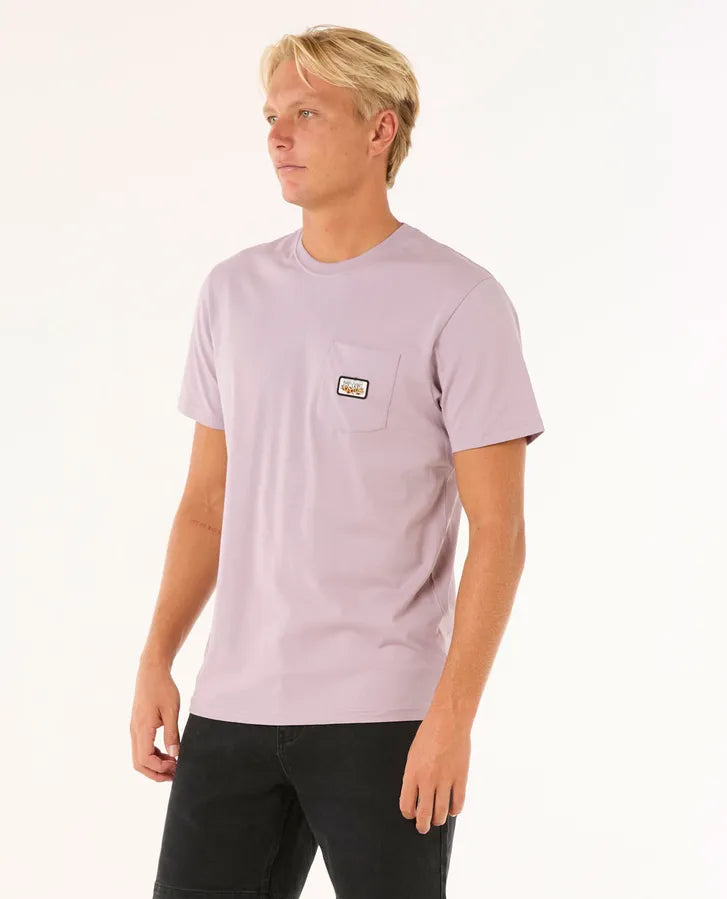 Rip Curl Surf Paradise Badge Tee Update | Smokey Grape