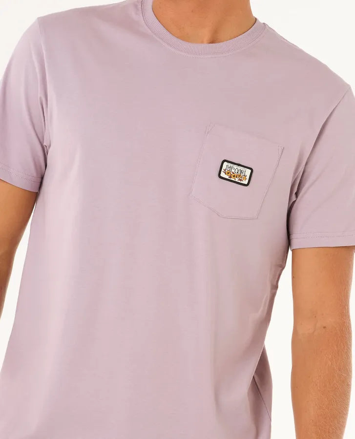 Rip Curl Surf Paradise Badge Tee Update | Smokey Grape