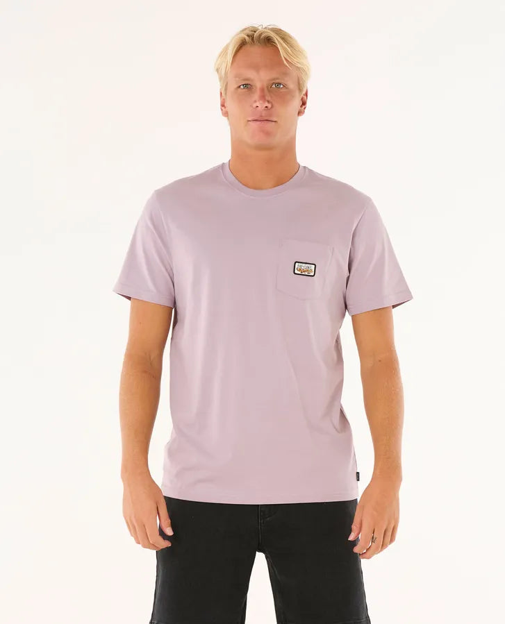 Rip Curl Surf Paradise Badge Tee Update | Smokey Grape