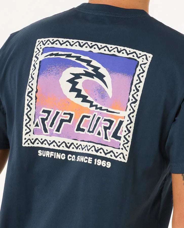 Rip Curl Raw Energy Trad Tee | Dark Navy