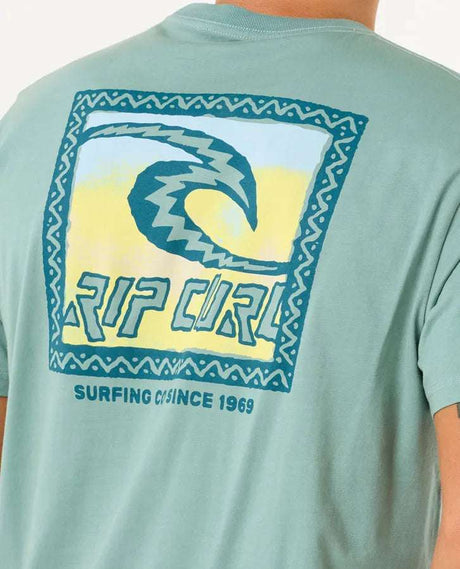 Rip Curl Raw Energy Trad Tee | Blue Lagoon