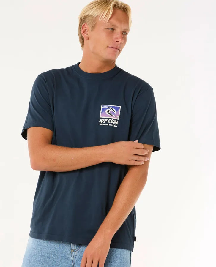 Rip Curl Raw Energy Trad Tee | Dark Navy