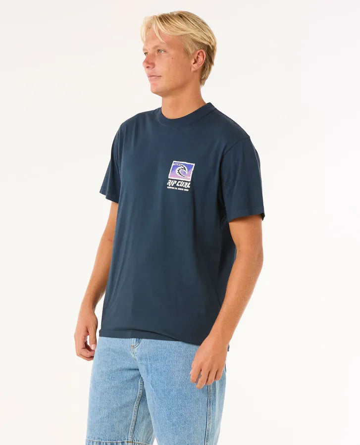 Rip Curl Raw Energy Trad Tee | Dark Navy