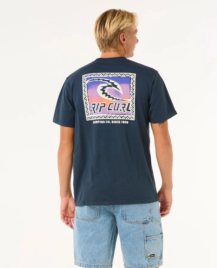 Rip Curl Raw Energy Trad Tee | Dark Navy