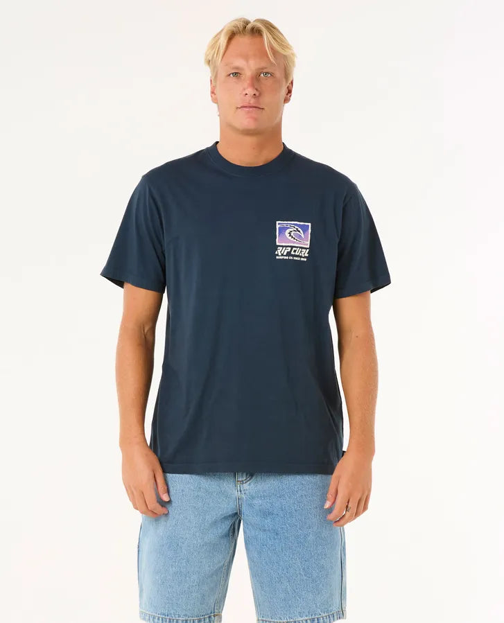 Rip Curl Raw Energy Trad Tee | Dark Navy