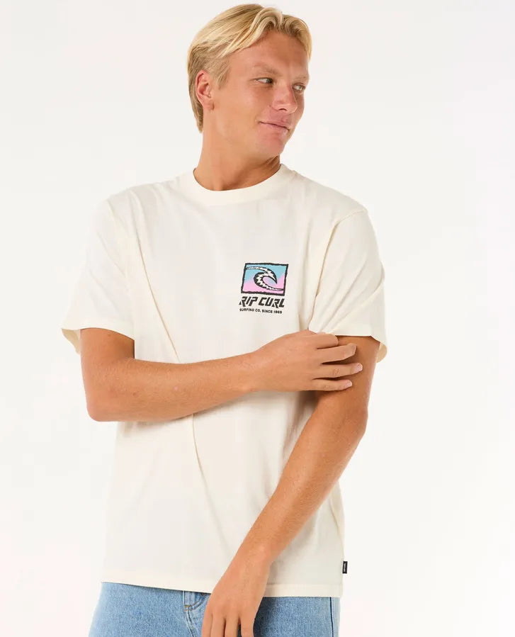 Rip Curl Raw Energy Trad Tee | Bone