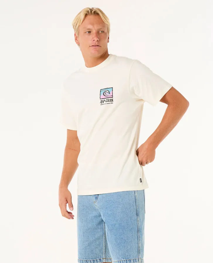 Rip Curl Raw Energy Trad Tee | Bone