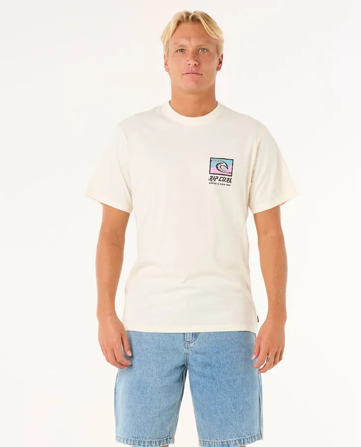 Rip Curl Raw Energy Trad Tee | Bone