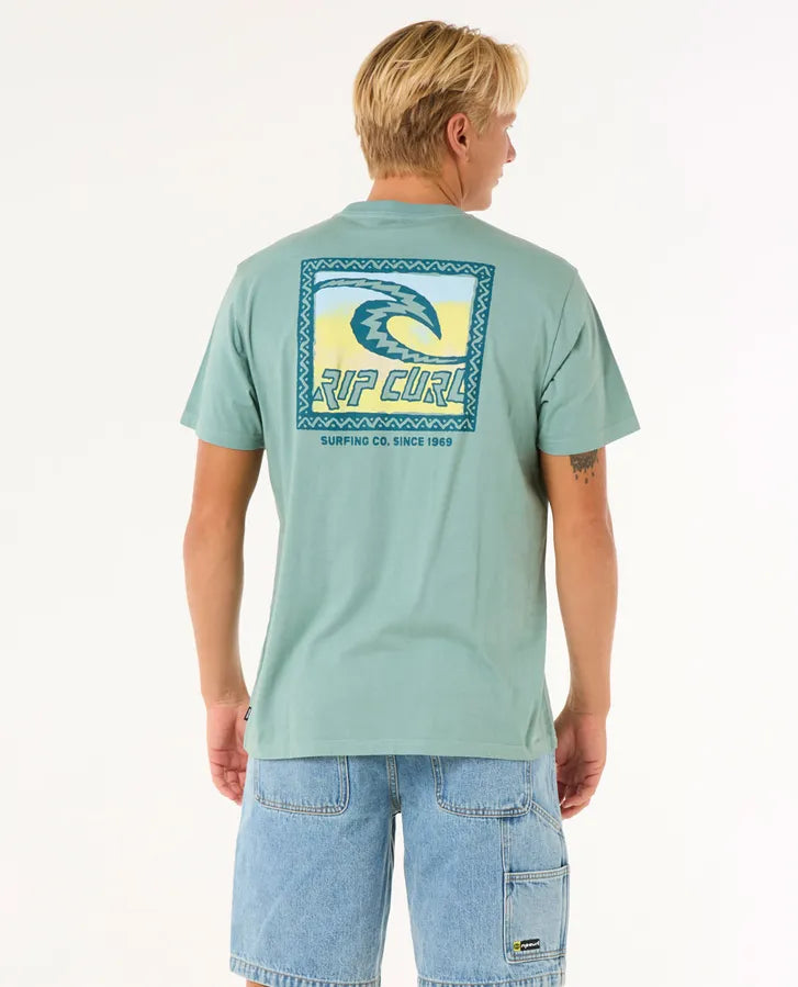 Rip Curl Raw Energy Trad Tee | Blue Lagoon