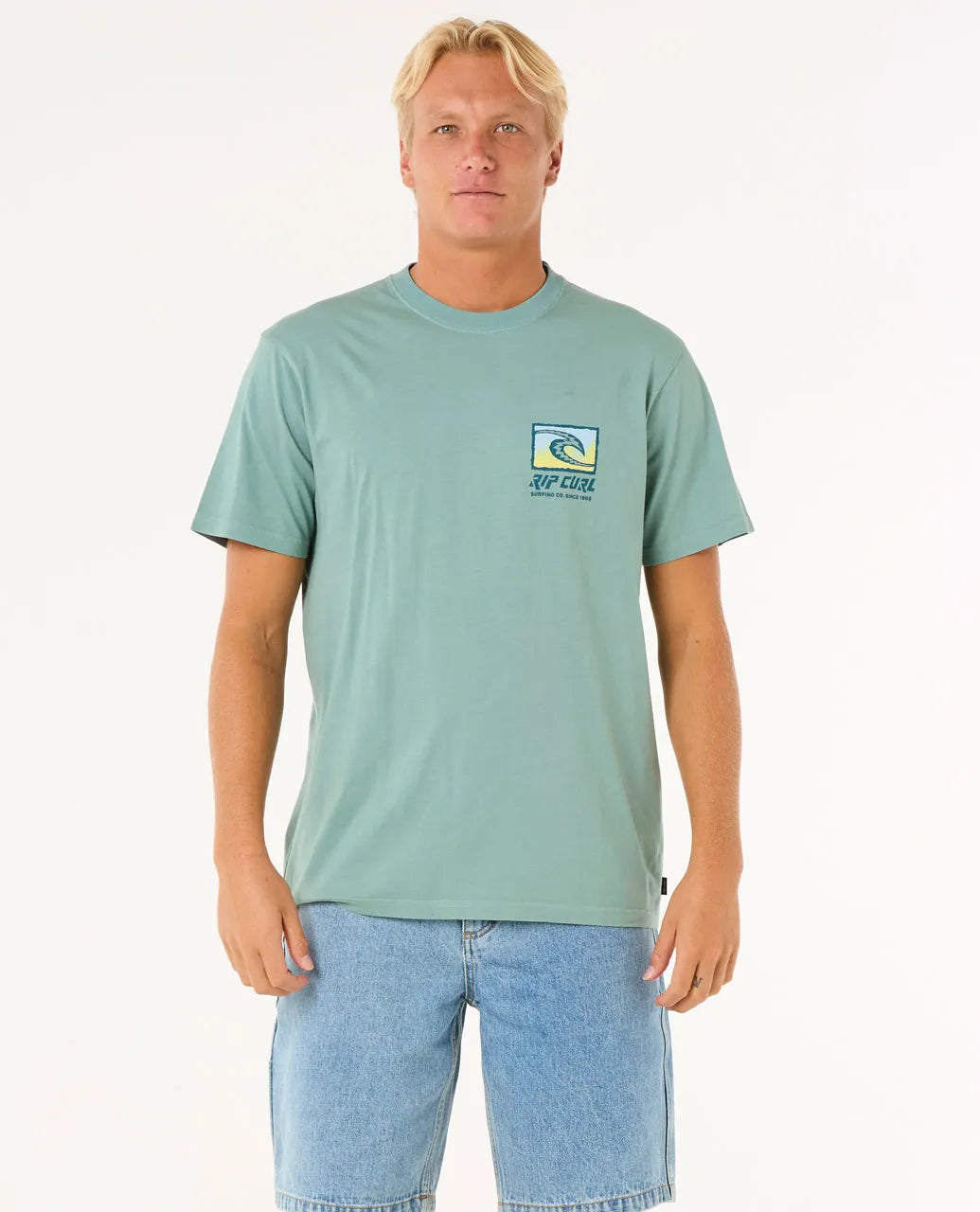Rip Curl Raw Energy Trad Tee | Blue Lagoon